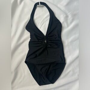 SHAPEFX SWIM ONE PIECE SWIM BLACK SIZE 6 WITH V CUT